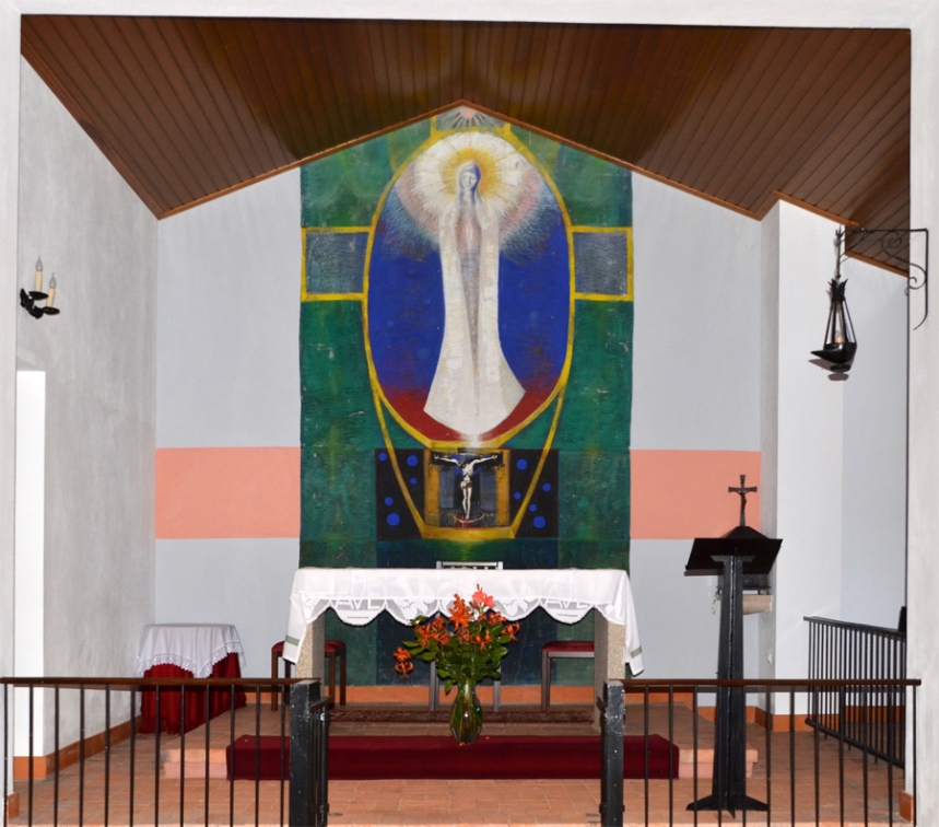 Pintura de Artur Bul na Igreja de Faias ©CM Montijo