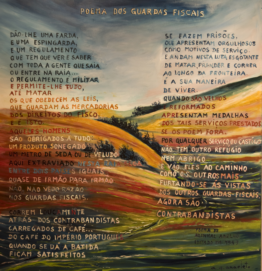 Poema dos Guardas Fiscais no Museu
