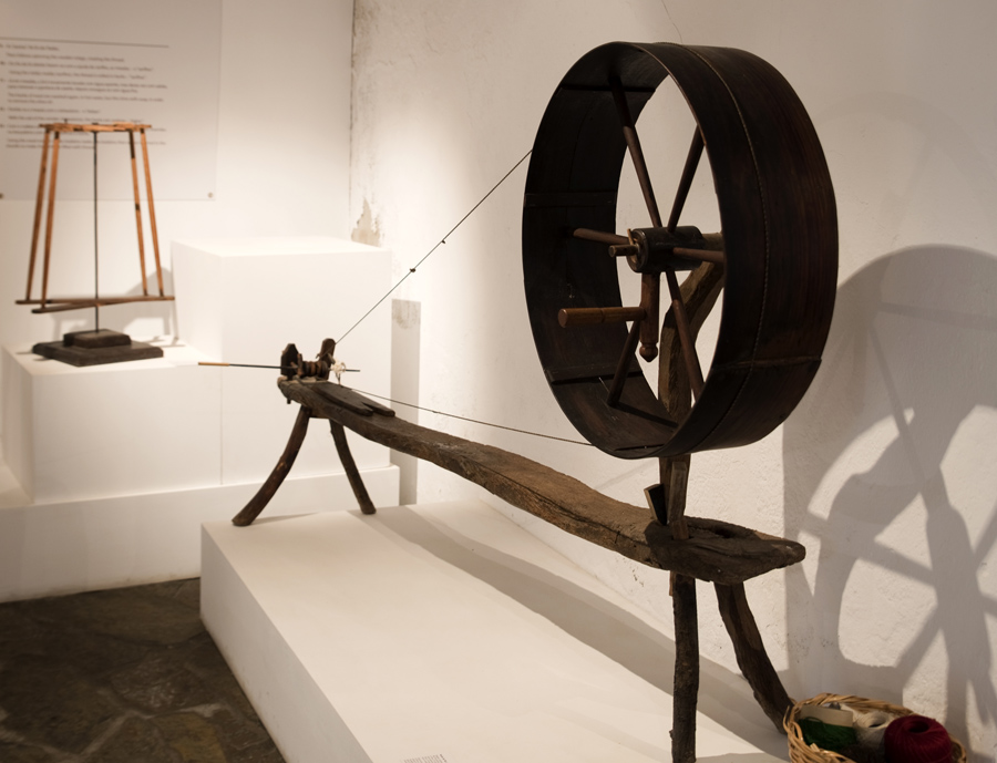 Há também uma componentes museológica sobre o ciclo da lã