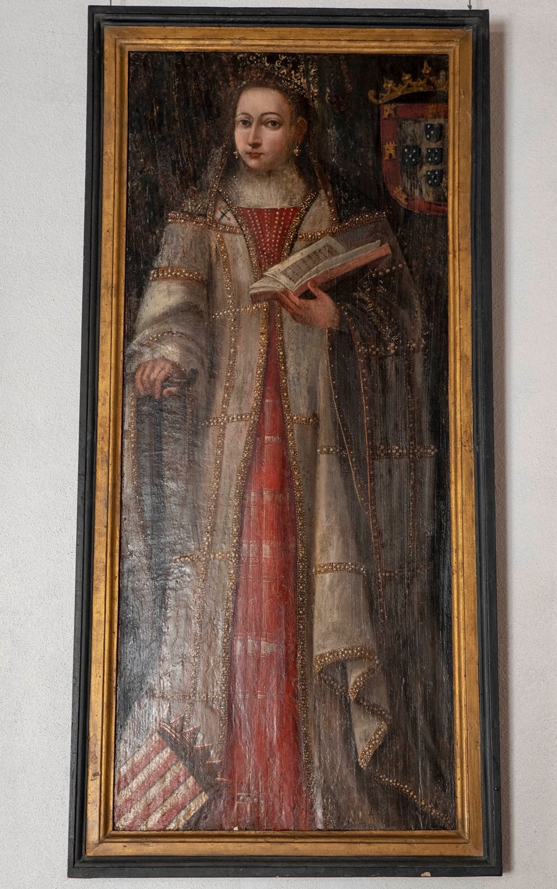 Retrato invulgar da Rainha Santa Isabel