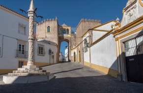 O castelo visto à entrada de Vilar Maior